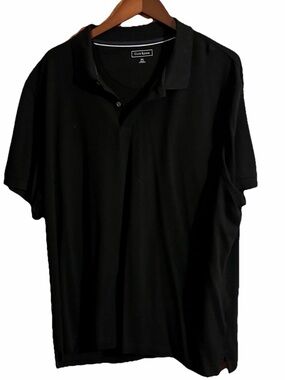 ‎CLUB ROOM Men's Black Polo